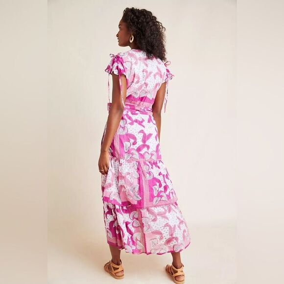 Banjanan • Anthropologie Mercy ruffled wrap dress - Picture 3 of 9